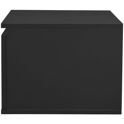 Chevet LED décor noir L48 cm, Flow