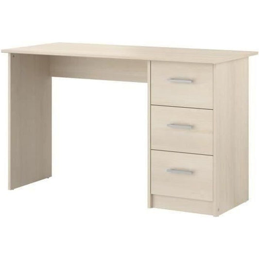 Bureau Essentielle - Panneaux de particules - Beige clair - L 121 cm - PARISOT