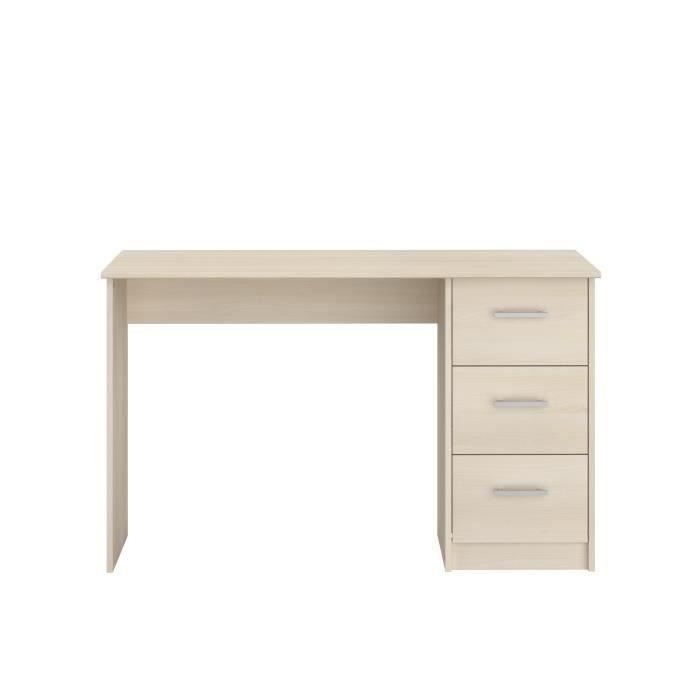 Bureau Essentielle - Panneaux de particules - Beige clair - L 121 cm - PARISOT