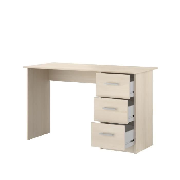 Bureau Essentielle - Panneaux de particules - Beige clair - L 121 cm - PARISOT